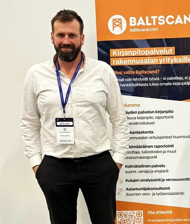 Girts из BaltScand на выставке Asta