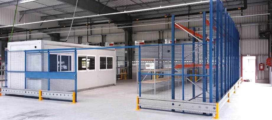 Wire mesh partitions
