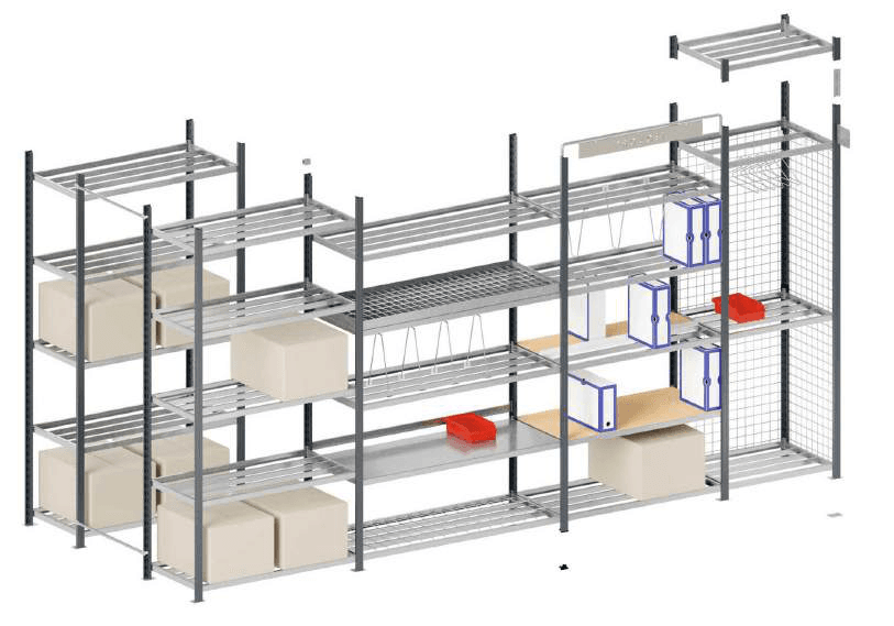 PROSPACE+ Tubular Shelf