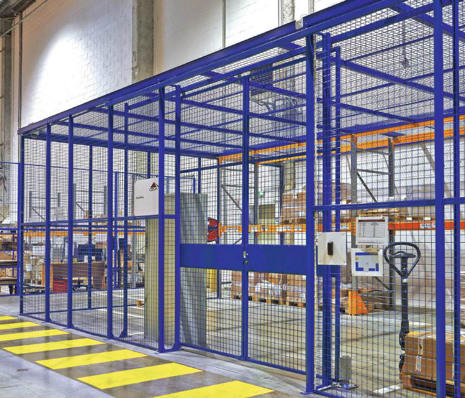 Chemical Storage with Sliding Doors