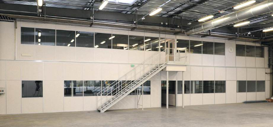 Platform with Office Partitioning